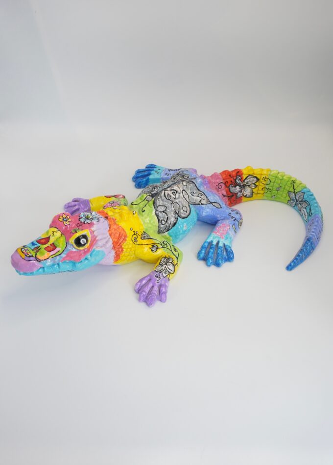 Crocodile-décoration-art