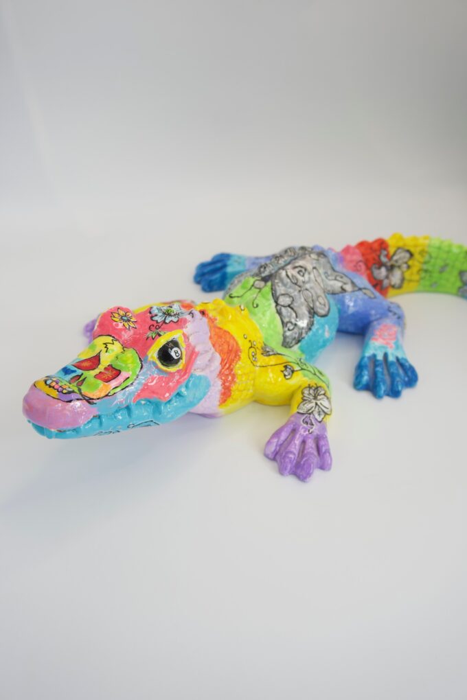 Crocodile-décoration-art
