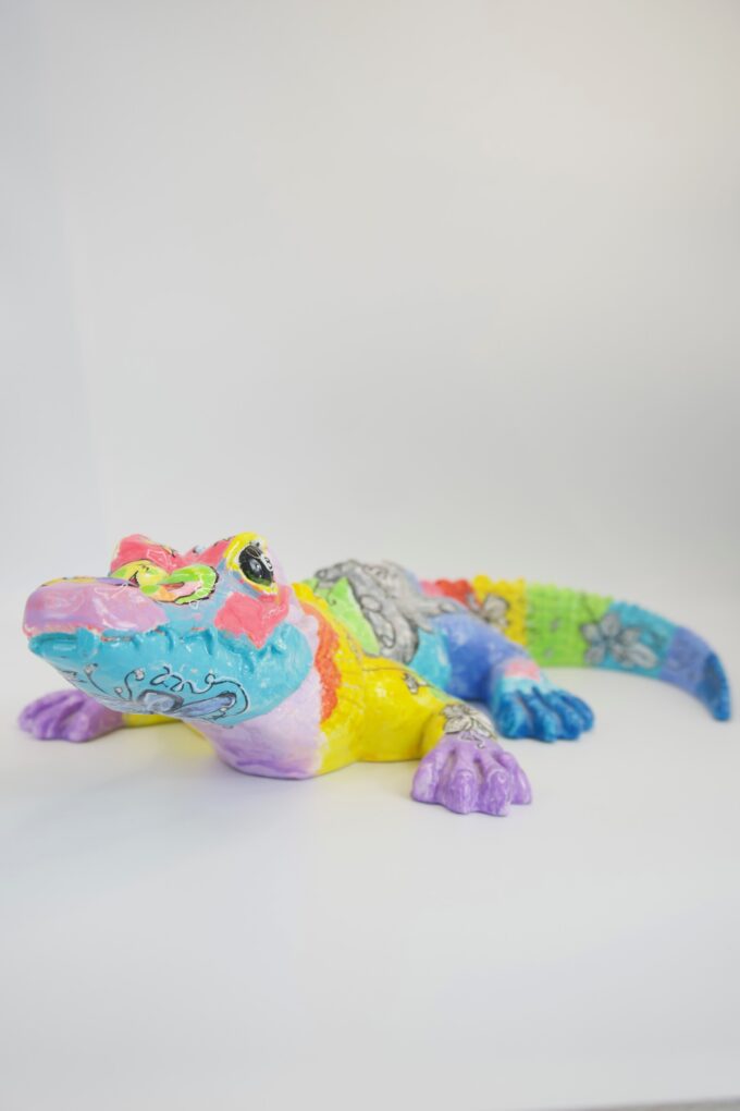Crocodile-décoration-art