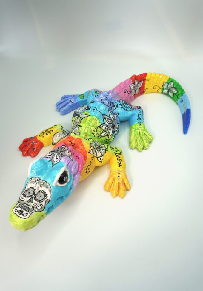 Crocodile-décoration-art
