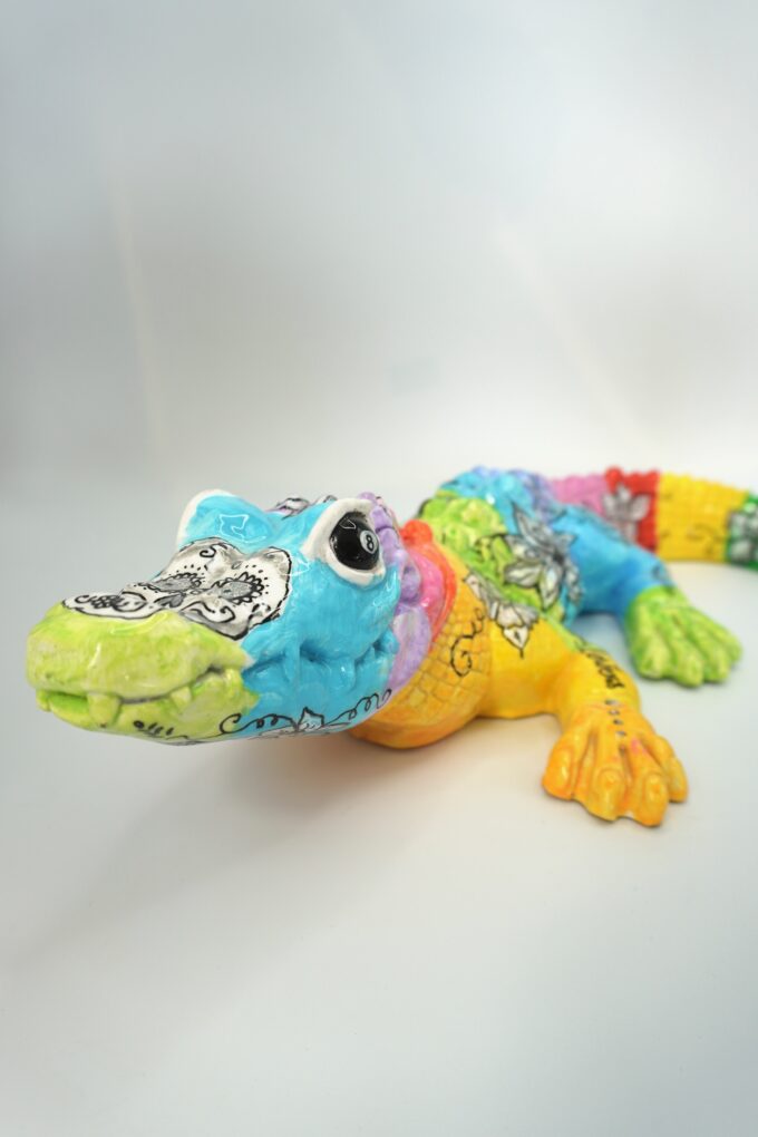 Crocodile-décoration-art