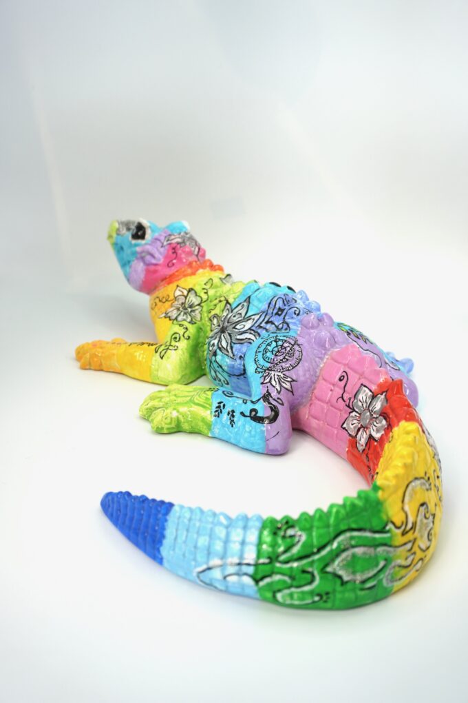 Crocodile-décoration-art