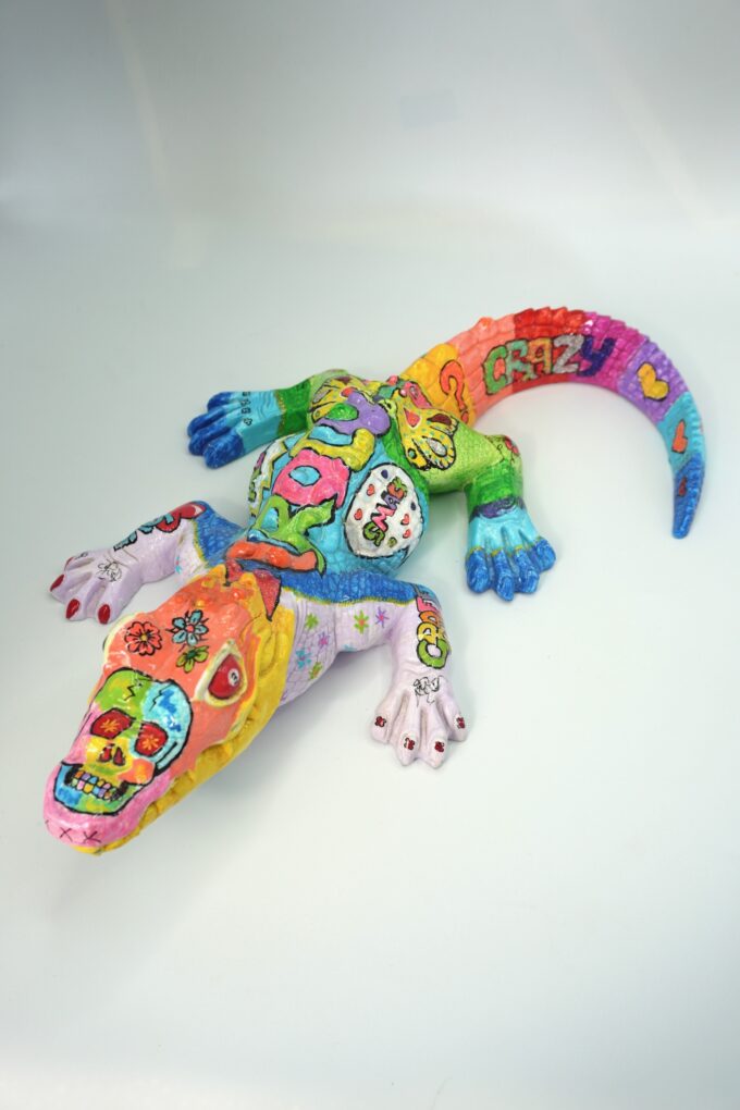 Crocodile-décoration-art