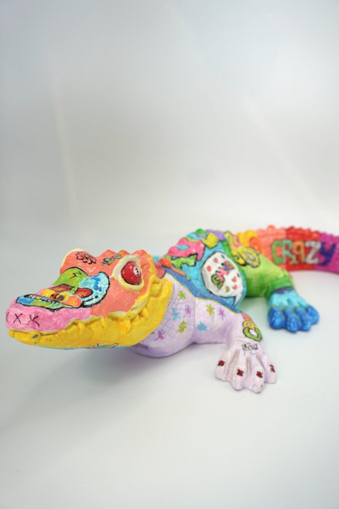 Crocodile-décoration-art