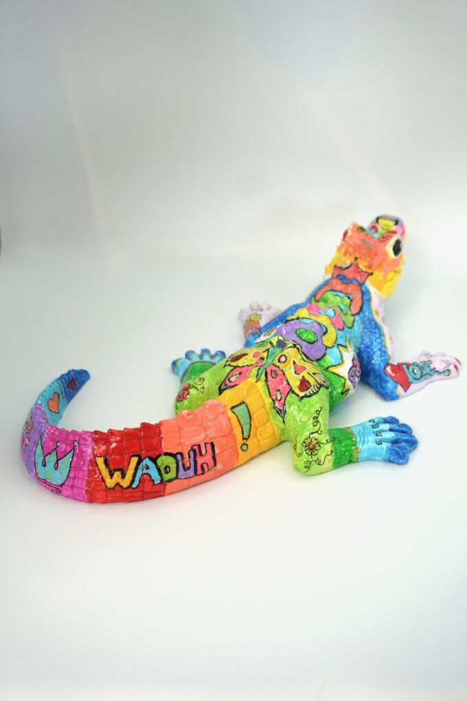 Crocodile-décoration-art