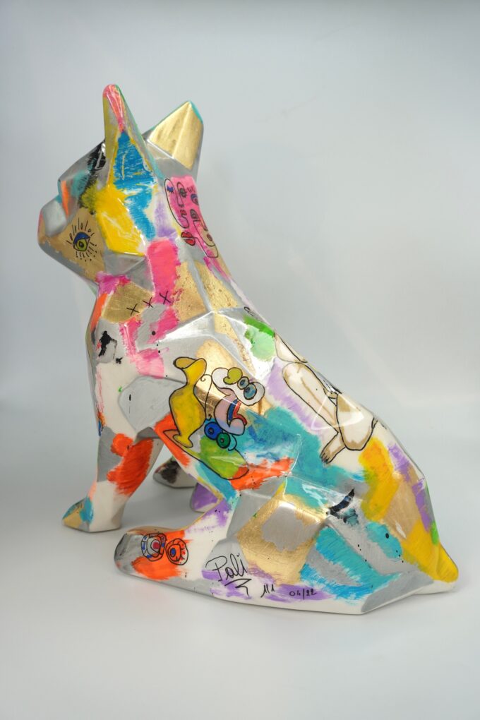 bouledogue-chien-décoration-art