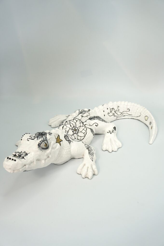 Crocodile-décoration-art