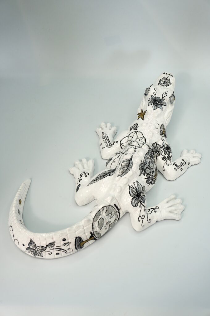 Crocodile-décoration-art