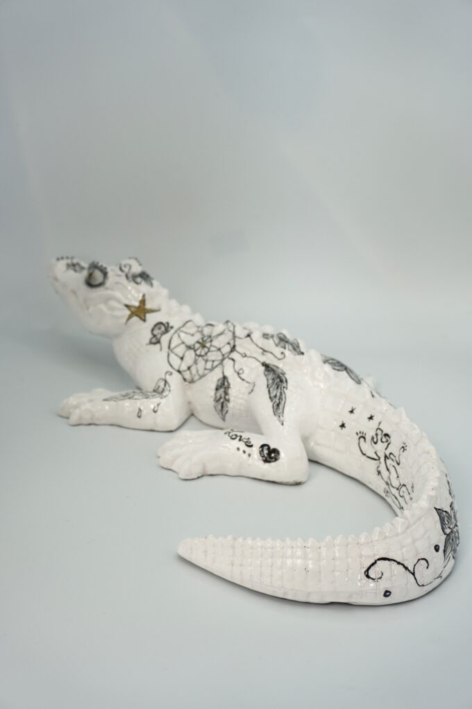 Crocodile-décoration-art