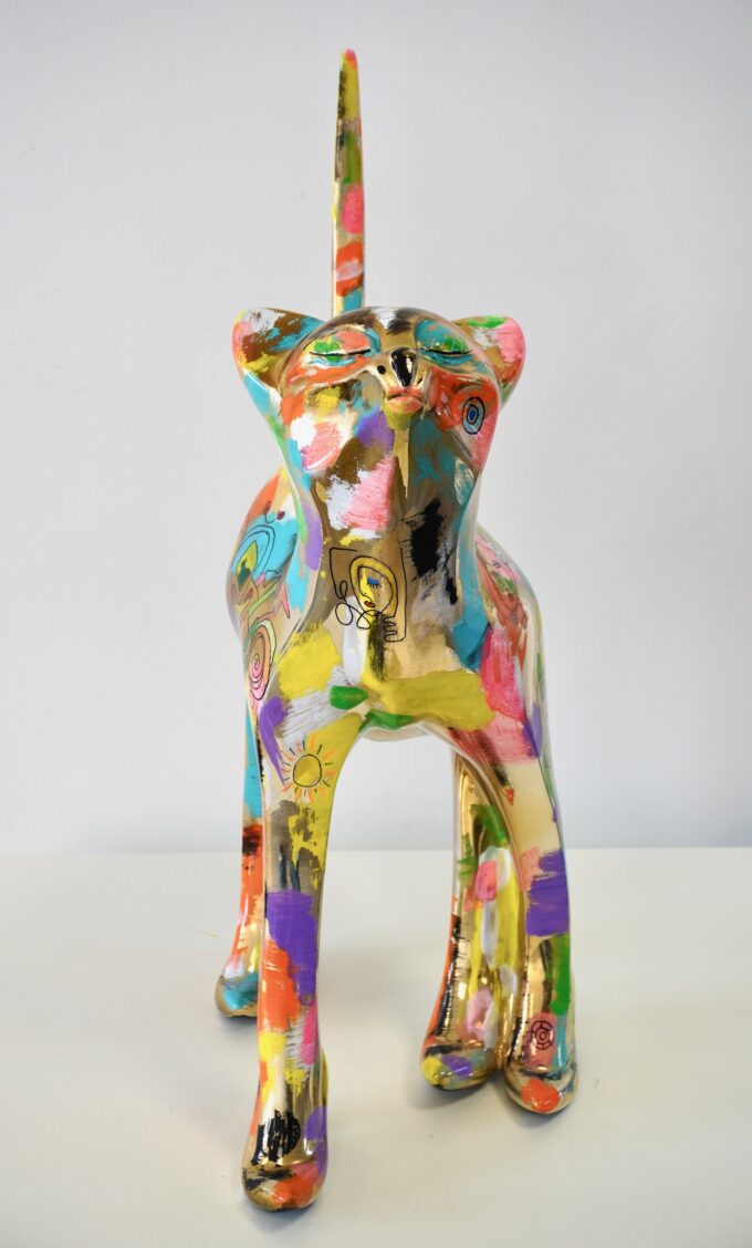 deco-chat-chrome-doré