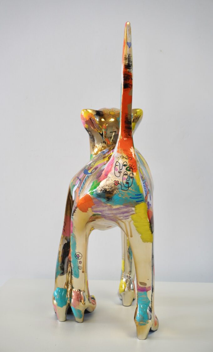 deco-chat-chrome-doré